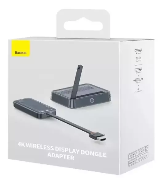 Adaptateur d’image sans fil Baseus, HDMI, USB-C, 4K